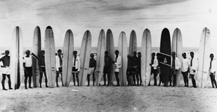 old school surfing