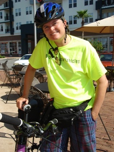 Cycling activist Keri Caffrey