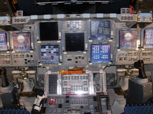 Inside Discovery's Cockpit
